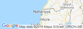 Nahariya map